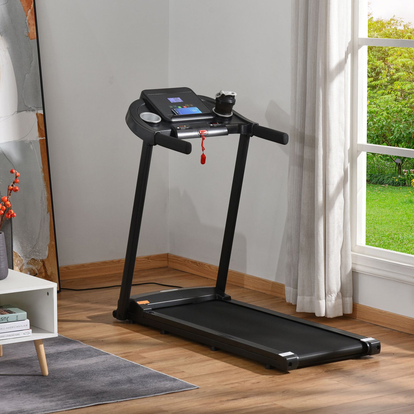 Aosom Treadmill Electric Motorised Running Machine w/ LED Display