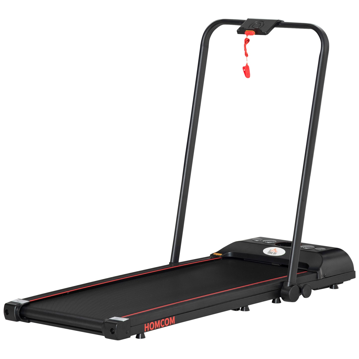 Aosom Foldable Walking Treadmill, with LED Display, for Home, Office & Fitness Studio